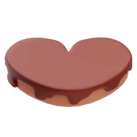 Amor chocolateado  3D Icon