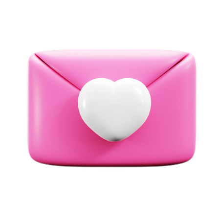 Correo de amor  3D Icon