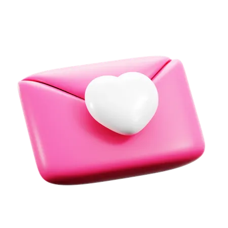 Correo de amor  3D Icon