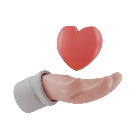 Amor, cuidado  3D Icon