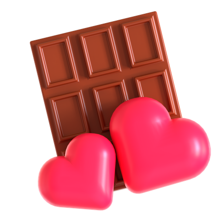 Amor chocolateado  3D Icon