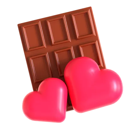 Amor chocolateado  3D Icon