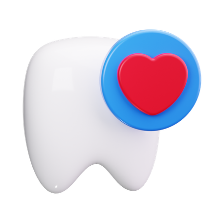 Amor de dientes  3D Icon