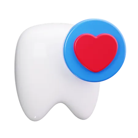 Amor de dientes  3D Icon