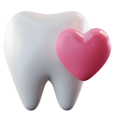 Dentes de amor  3D Icon