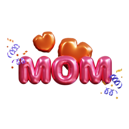 Dia das mães amor  3D Icon