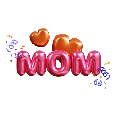 Dia das mães amor  3D Icon