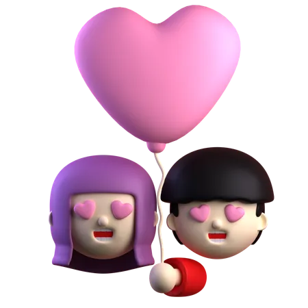 Amor dia dos namorados  3D Icon