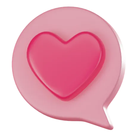 Diálogo de Amor  3D Icon