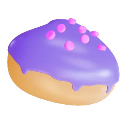 Rosquinha de amor  3D Illustration