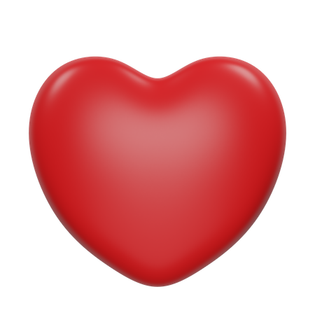 Amo formato de coração  3D Icon