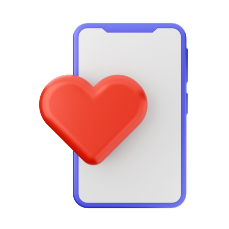 Amor en linea  3D Icon