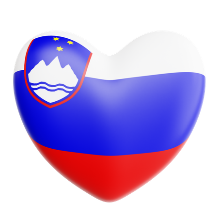 Amo eslovenia  3D Icon