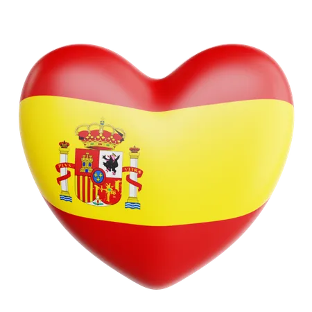 Amor españa  3D Icon