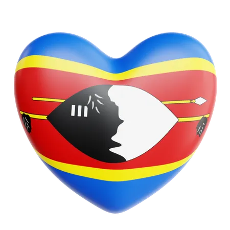 Amor eswatini  3D Icon