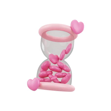 Fecha límite de amor  3D Icon