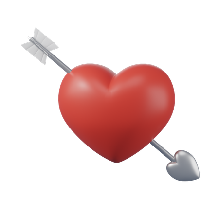 Flecha de amor  3D Icon