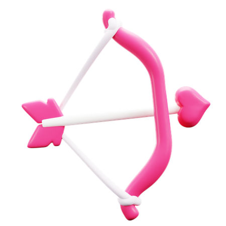 Flecha de amor  3D Icon