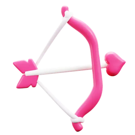 Flecha de amor  3D Icon