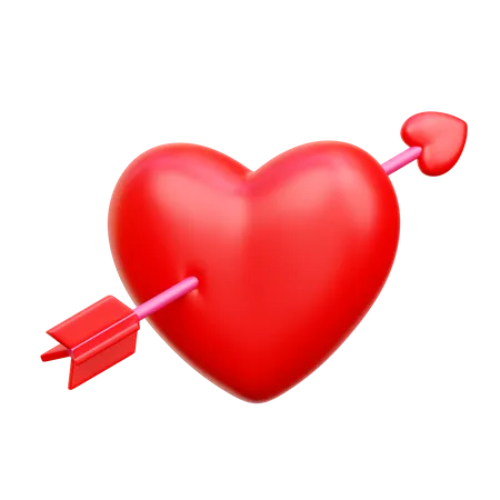 Flecha de amor  3D Icon