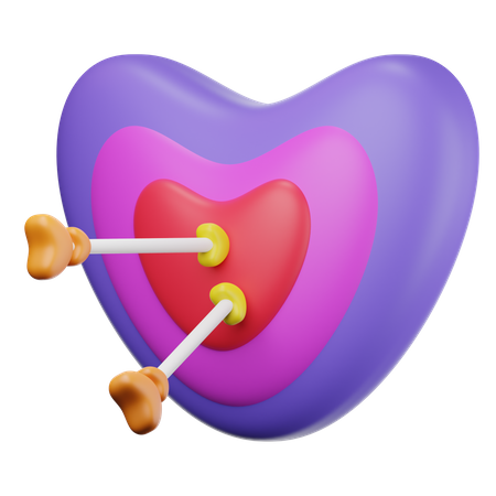 Amor foco  3D Icon