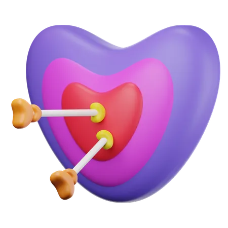 Amor foco  3D Icon