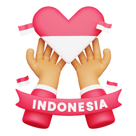 Amor indonesia  3D Icon
