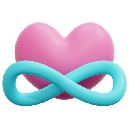 Amor infinito  3D Icon
