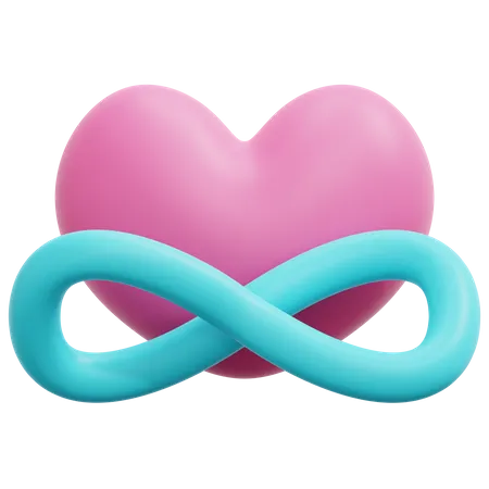 Amor infinito  3D Icon