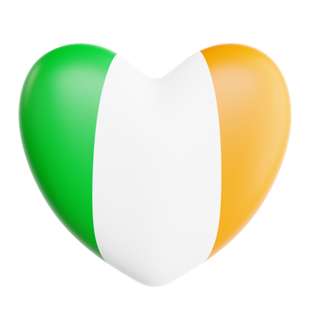 Amo Irlanda  3D Icon