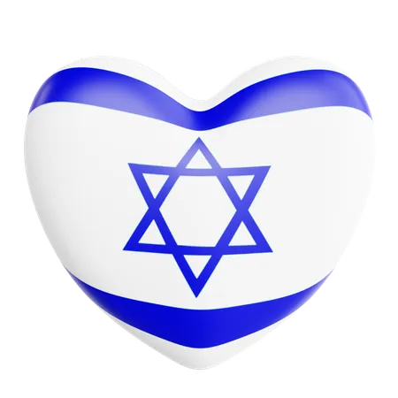 Amo a israel  3D Icon