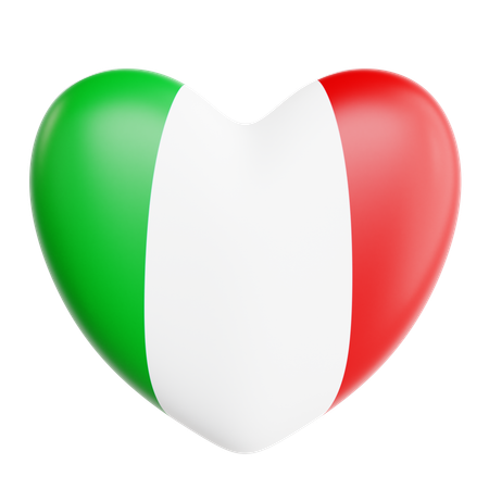 Amo italia  3D Icon