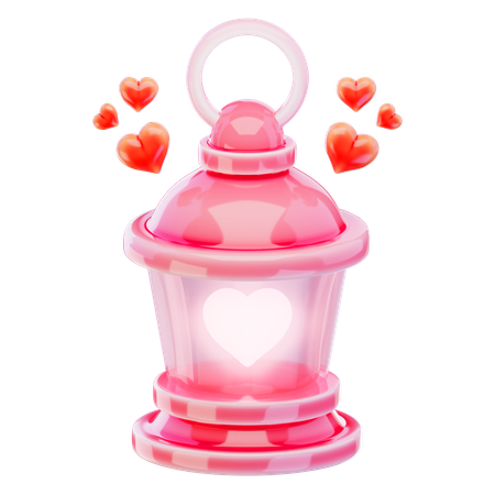 Lanterna do amor  3D Icon