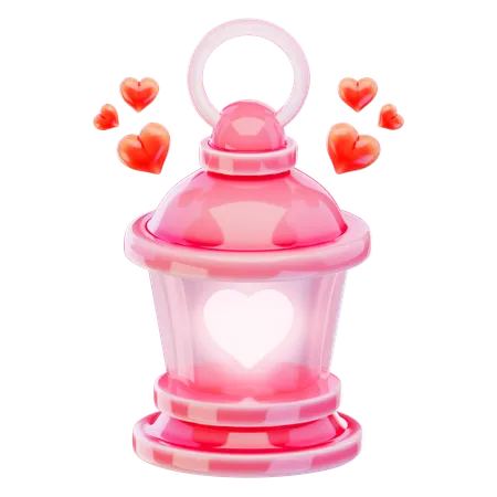 Lanterna do amor  3D Icon