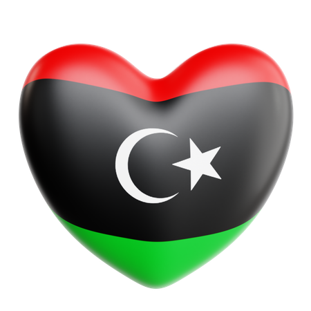 Amo a Libia  3D Icon