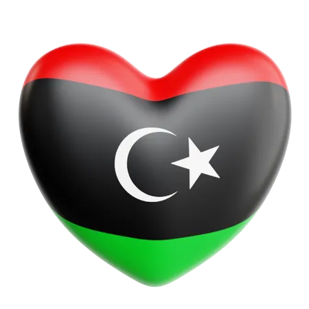 Amo a Libia  3D Icon