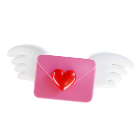 Amor Liebesbrief  3D Icon