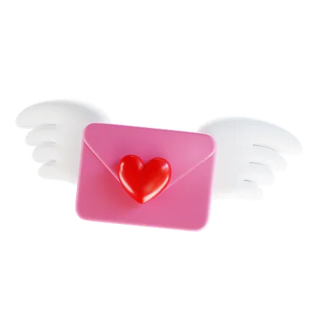 Amor Liebesbrief  3D Icon