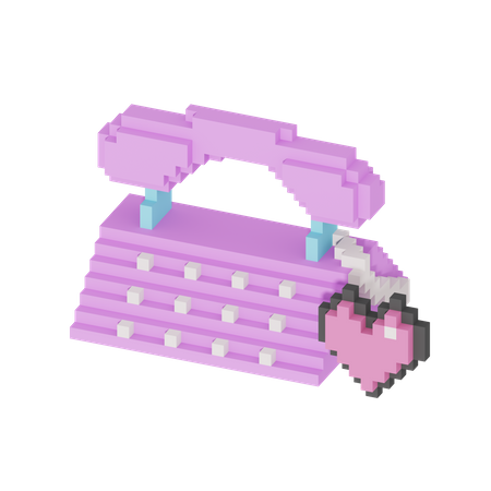 Llamada de amor  3D Icon