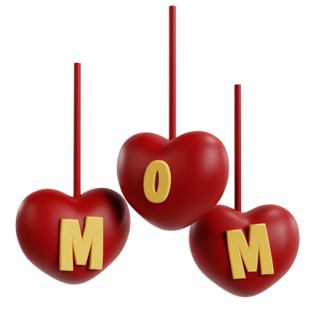 Amor de mãe  3D Icon