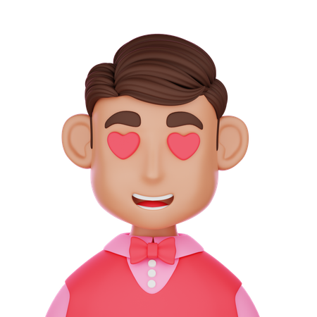 Amor masculino  3D Icon