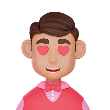 Amor masculino  3D Icon