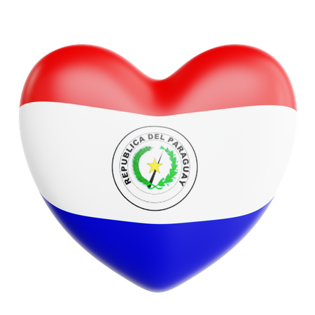 Amor paraguay  3D Icon