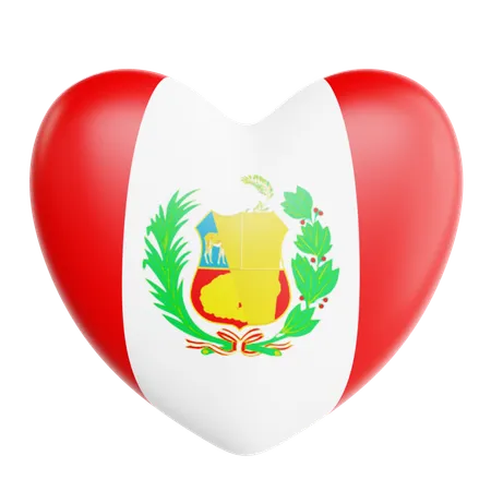 Amo peru  3D Icon