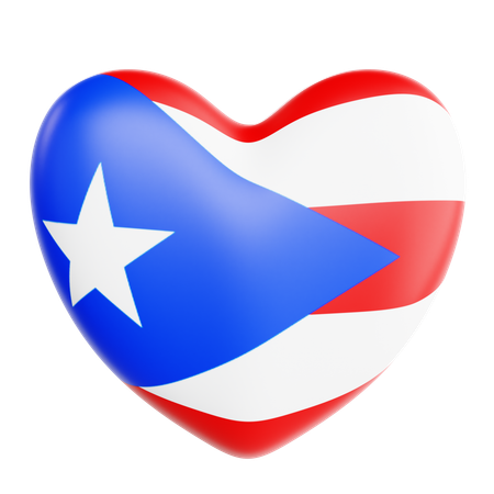 Amo porto rico  3D Icon