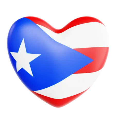 Amo porto rico  3D Icon