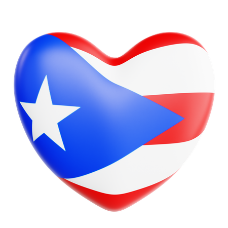 Amo puerto rico  3D Icon