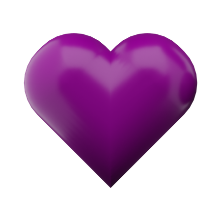 Amor morado  3D Icon