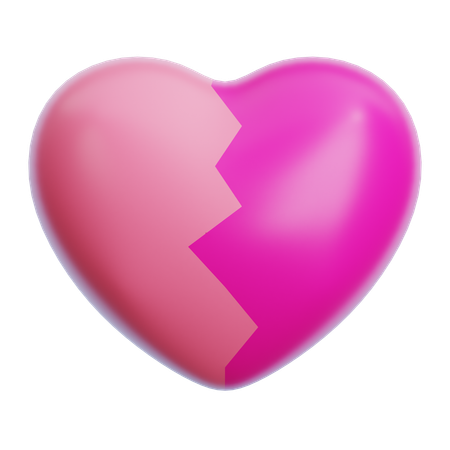 Amor quebrado  3D Icon