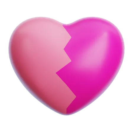 Amor quebrado  3D Icon